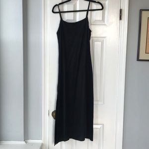 NWOT Zara black slip dress size S